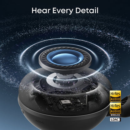 Zestaw słuchawkowy Bluetooth Anker SoundCore Space 2, A2DP, ANC, Czarny D1402G11