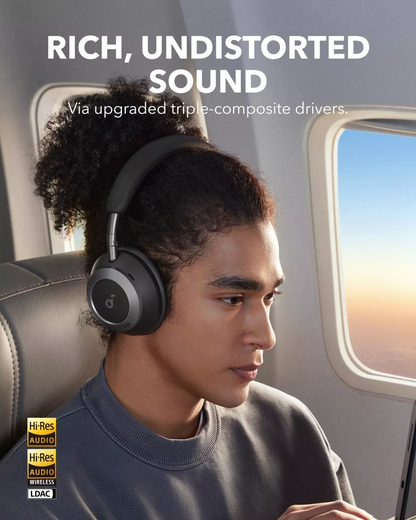 Zestaw słuchawkowy Bluetooth Anker SoundCore Space One Pro, A2DP, ANC, Czarny A3062G11