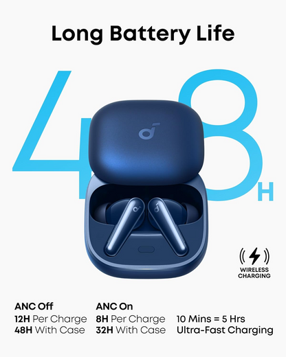 Handsfree Bluetooth Anker SoundCore Liberty 5, TWS, ANC, Niebieski A3957G31