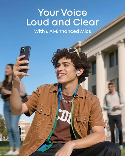 Zestaw słuchawkowy Bluetooth Anker SoundCore R60i, TWS, ANC, Niebieski D1202G31
