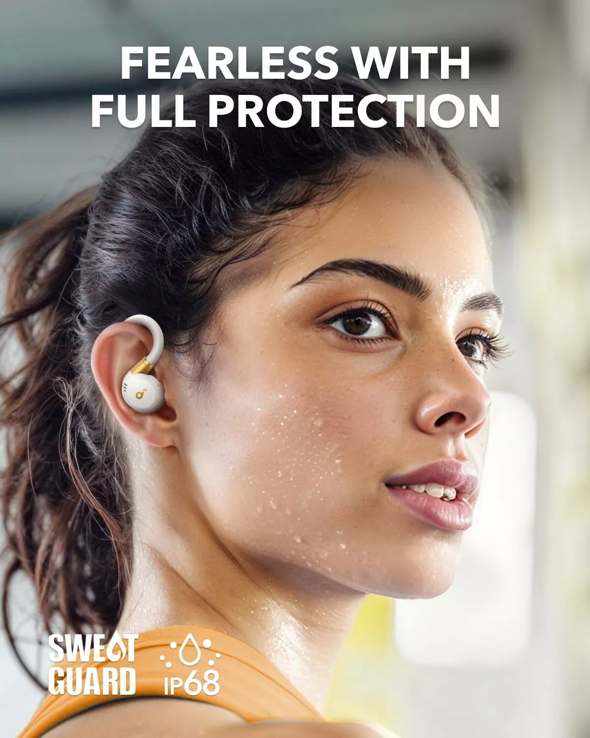 Zestaw słuchawkowy Bluetooth Anker Soundcore Sport X20, TWS, ANC, biały A3968G21