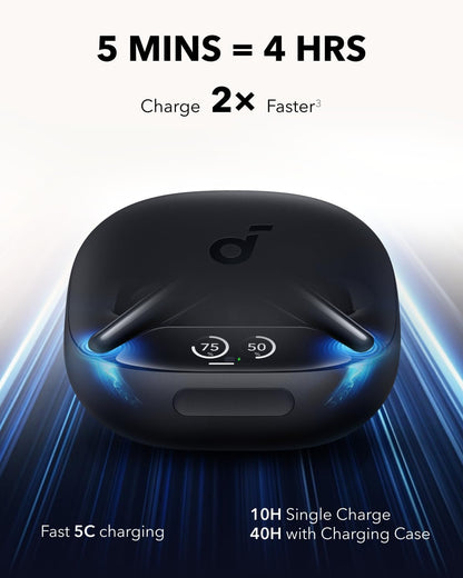 Zestaw słuchawkowy Bluetooth Anker SoundCore Liberty 4 Pro, TWS, ANC, Czarny A3954G11