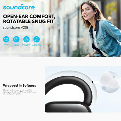Handsfree Bluetooth Anker SoundCore V20i, TWS, Biały A3876G21
