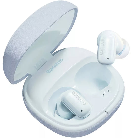 Handsfree Bluetooth Baseus AirNora 2, TWS, ANC, Niebieski NGTW320203