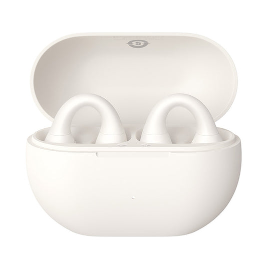 Handsfree Bluetooth Baseus Bass 15 Clip, TWS, Biały A00079500223-00