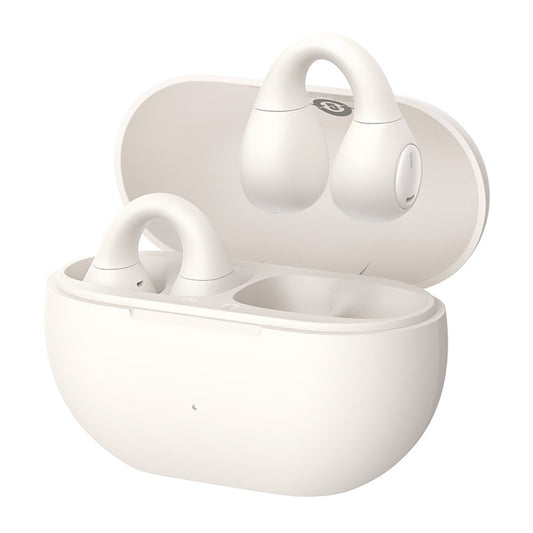 Handsfree Bluetooth Baseus Bass 15 Clip, TWS, Biały A00079500223-00