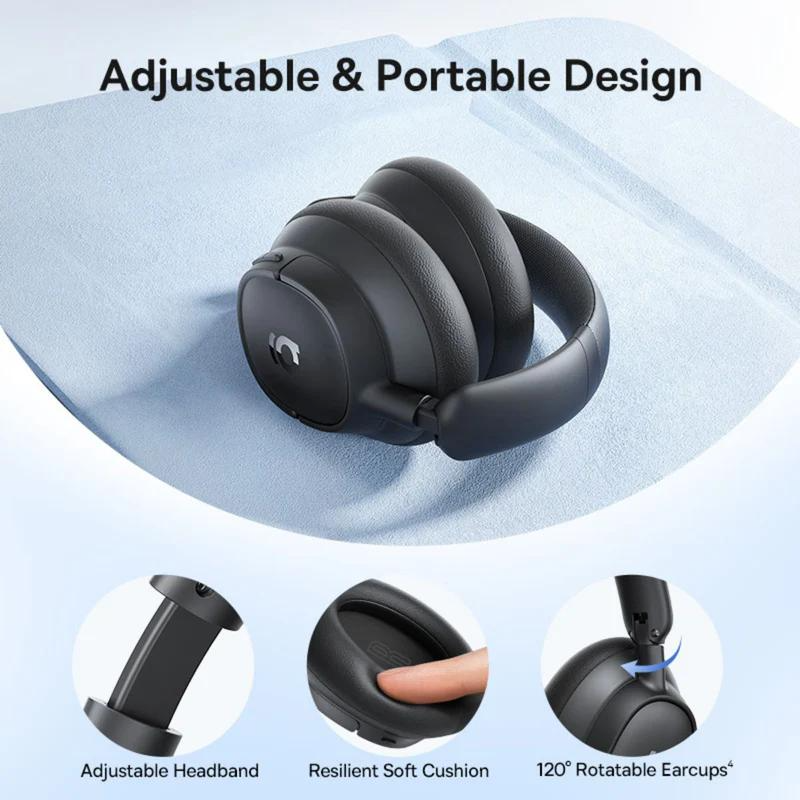 Handsfree Bluetooth Baseus Bass BH1 NC, MultiPoint, A2DP, ANC, Czarny A0203703