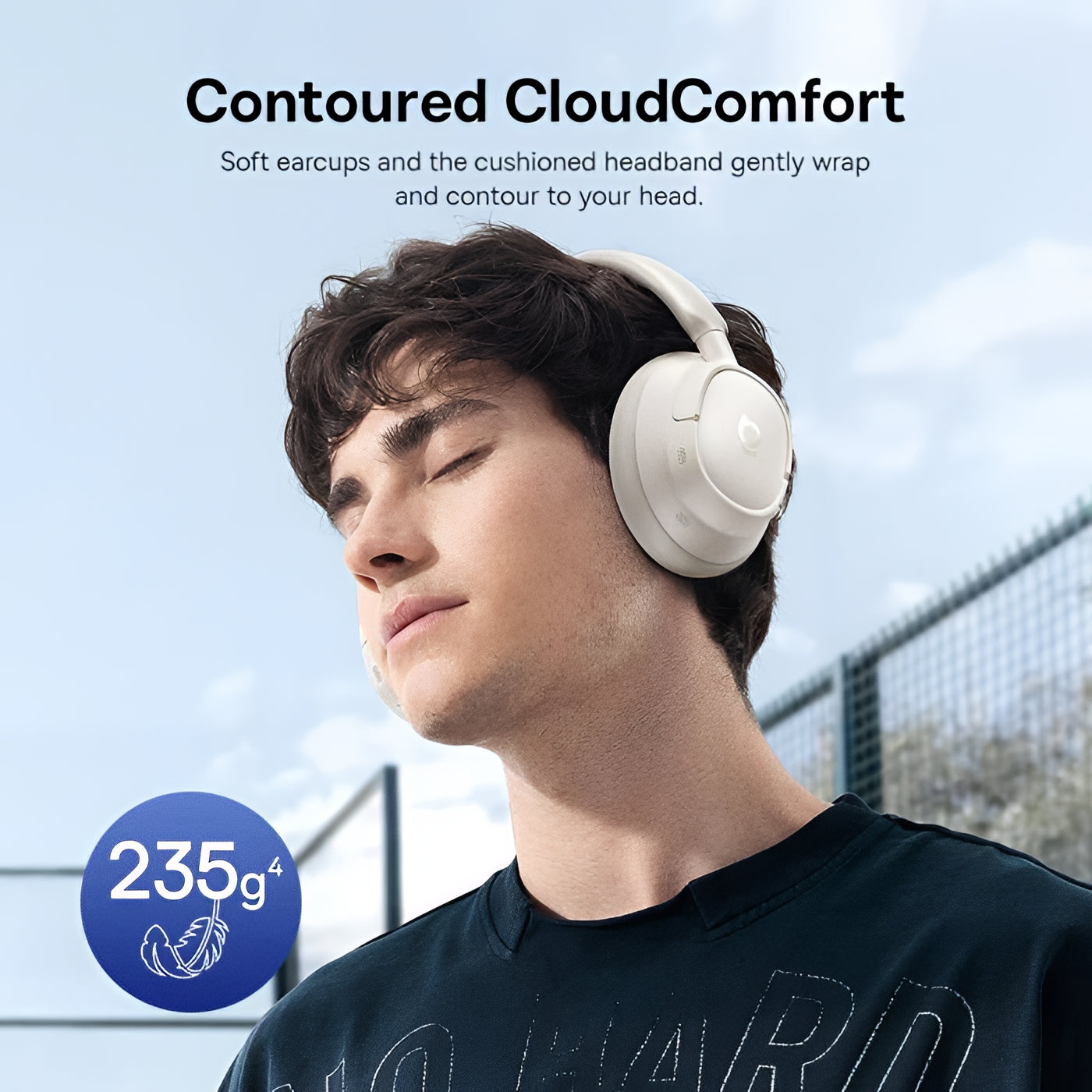 Handsfree Bluetooth Baseus Bass BH1 NC, MultiPoint, A2DP, ANC, Biały A0203702