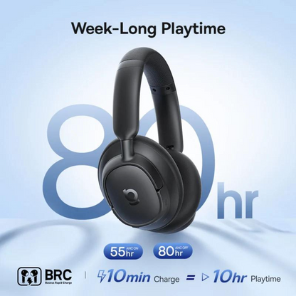 Baseus Bass BH1 NC Bluetooth Handsfree, MultiPoint, A2DP, ANC, Black A0203703