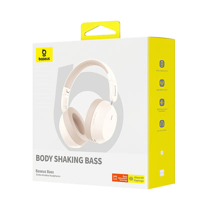 Handsfree Bluetooth Baseus Bass 35 Max, A2DP, Biały A00070800221-00