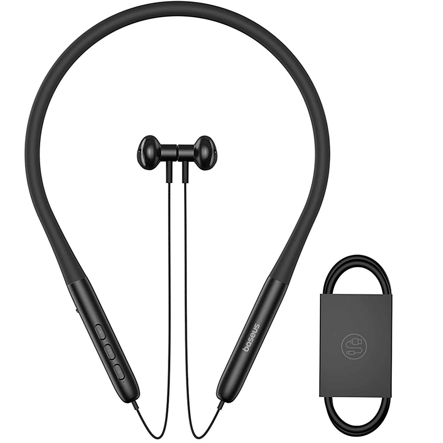 Zestaw głośnomówiący Bluetooth Baseus Bowie P1, A2DP, Czarny A00025800113-Z1