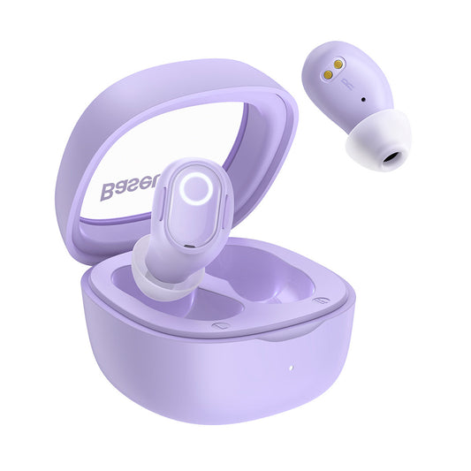 Handsfree Bluetooth Baseus Bowie WM02, TWS, Fioletowy NGTW370205