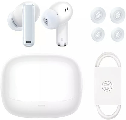 Handsfree Bluetooth Baseus Bowie M2s, TWS, ANC, Biały NGTW350102