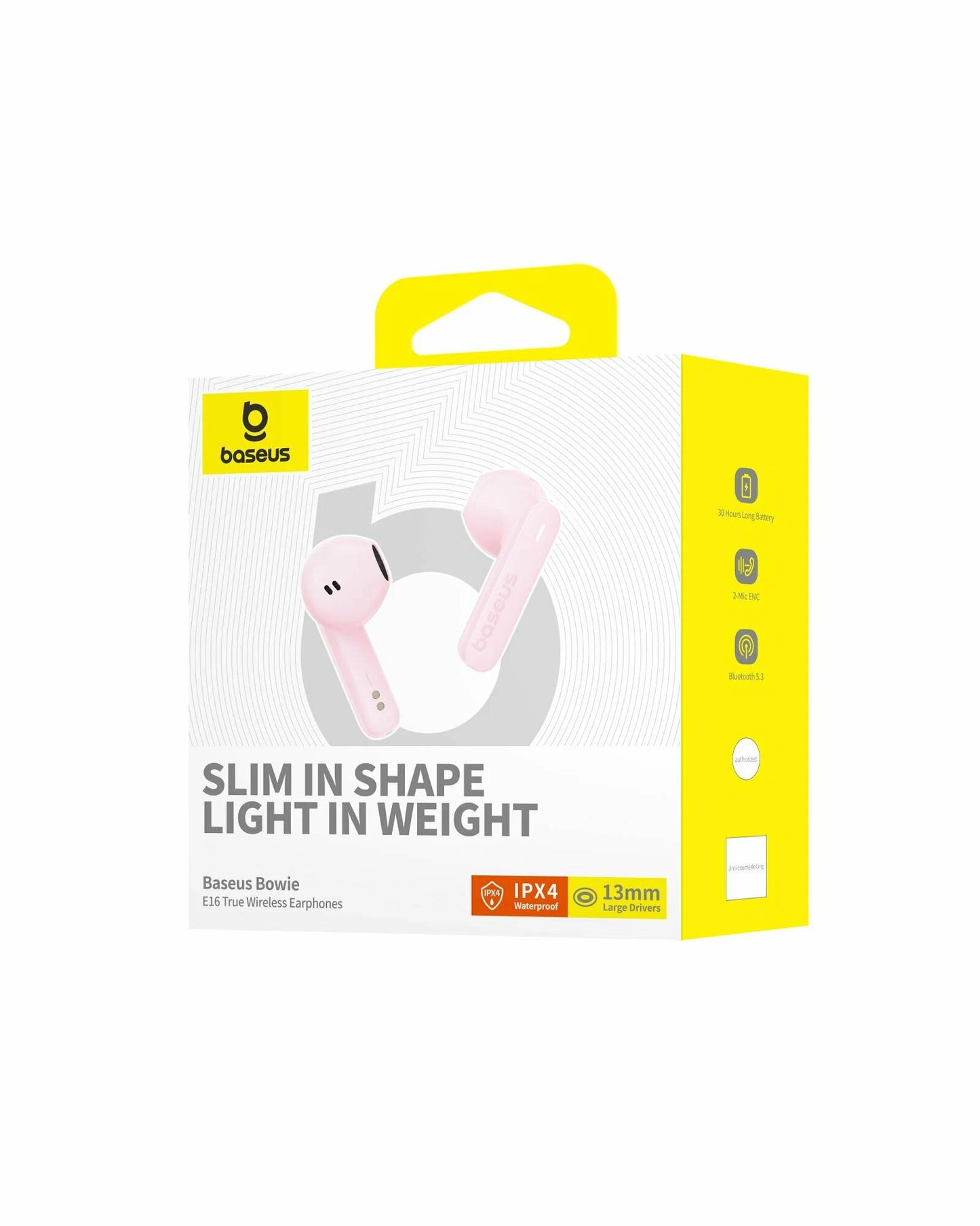 Handsfree Bluetooth Baseus Bowie E16, TWS, Różowy A00061900413-01