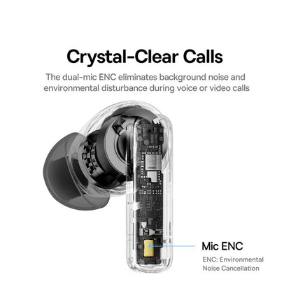 Handsfree Bluetooth Baseus Bowie E19, TWS, Czarny A00069600113-00