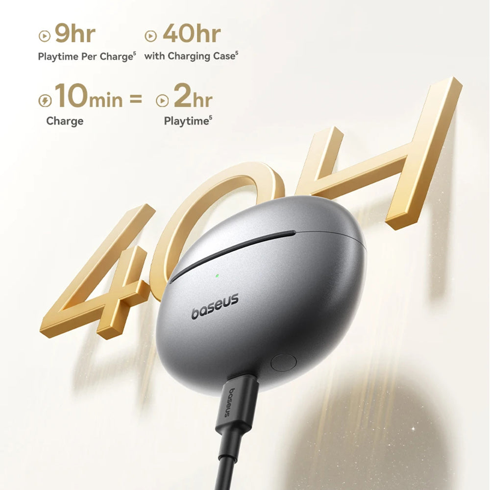 Handsfree Bluetooth Baseus Bowie MC1 Pro, TWS, MultiPoint, Czarny A0102503