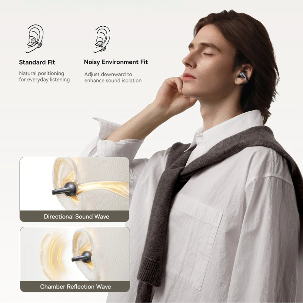 Handsfree Bluetooth Baseus Bowie MC1 Pro, TWS, MultiPoint, Czarny A0102503
