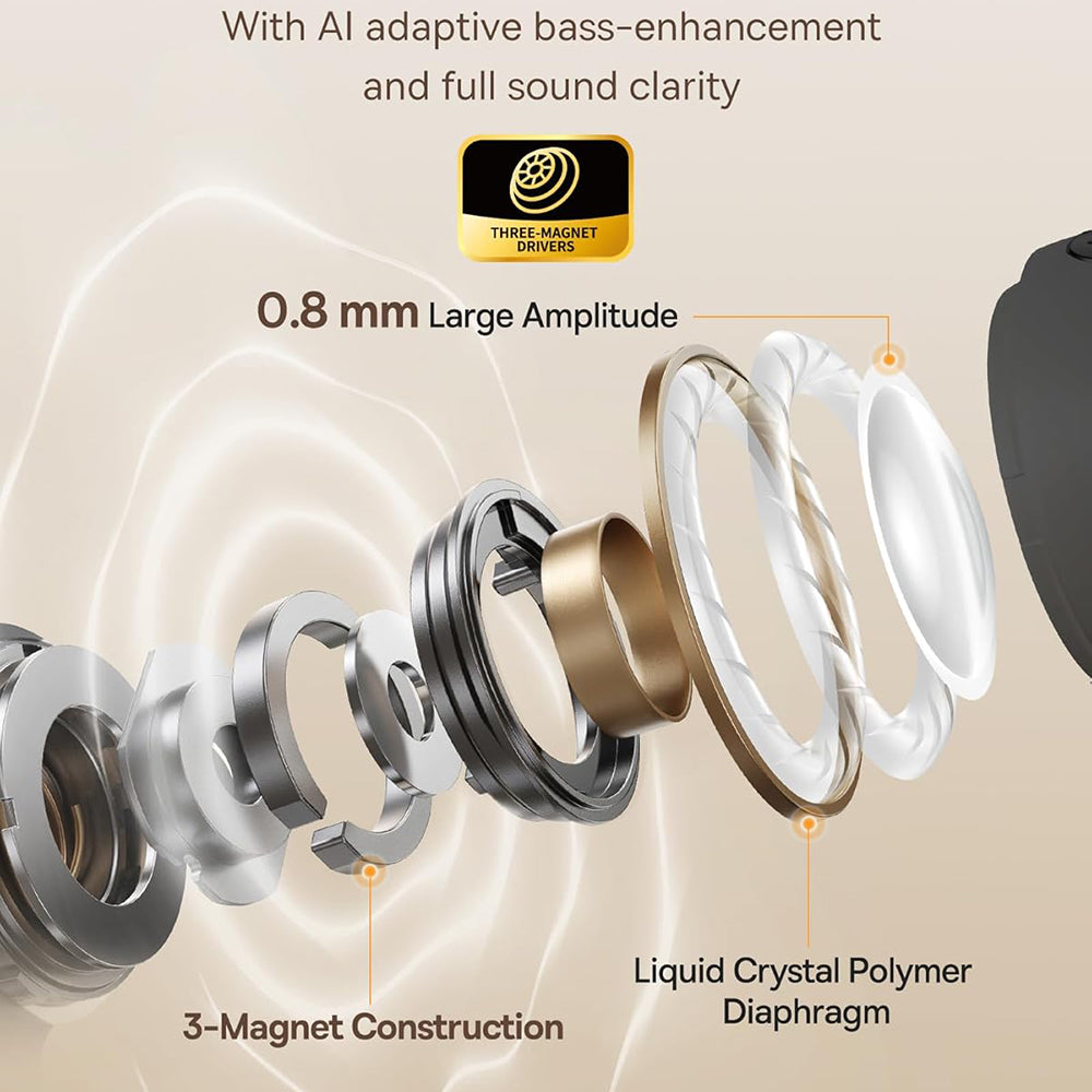 Handsfree Bluetooth Baseus Bowie MC1, TWS, Czarny A00083501126-00