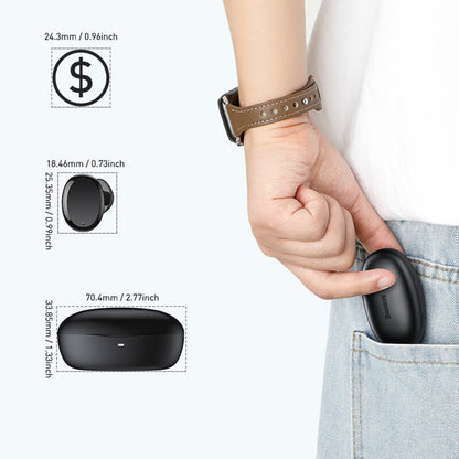 Handsfree Bluetooth Baseus Encok W11, TWS, Czarny NGTW060001