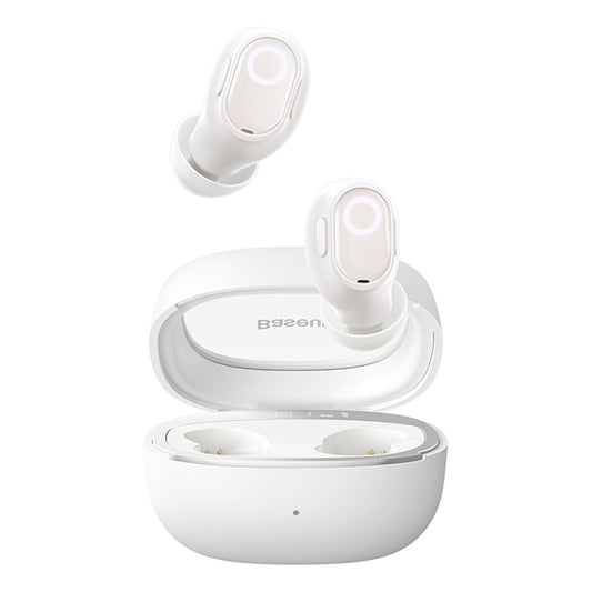 Handsfree Bluetooth Baseus WM02+, TWS, Biały NGTW370302