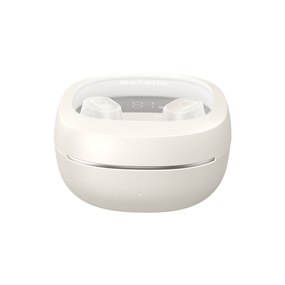 Handsfree Bluetooth Baseus WM02+, TWS, Biały NGTW370302