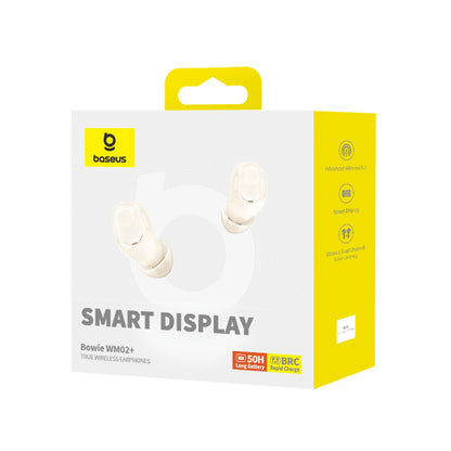 Handsfree Bluetooth Baseus WM02+, TWS, Biały NGTW370302