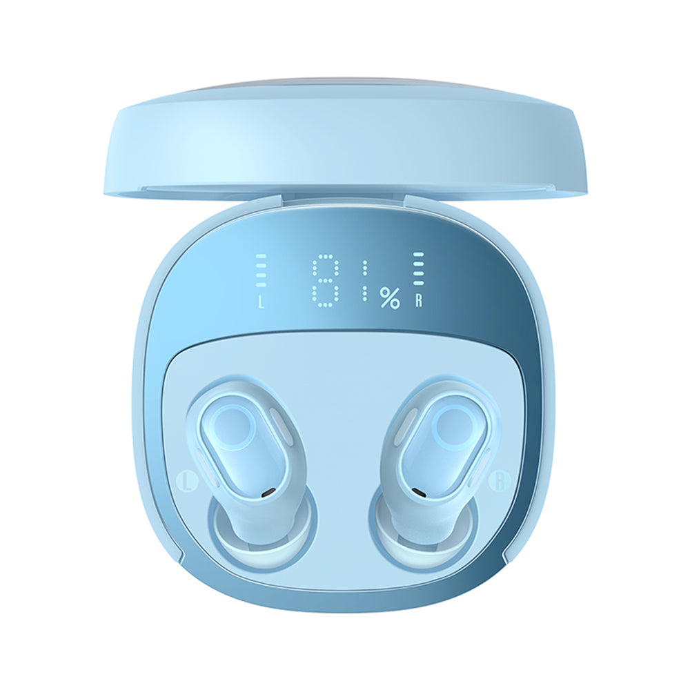Handsfree Bluetooth Baseus WM02+, TWS, Niebieski NGTW370303