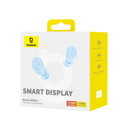 Handsfree Bluetooth Baseus WM02+, TWS, Niebieski NGTW370303