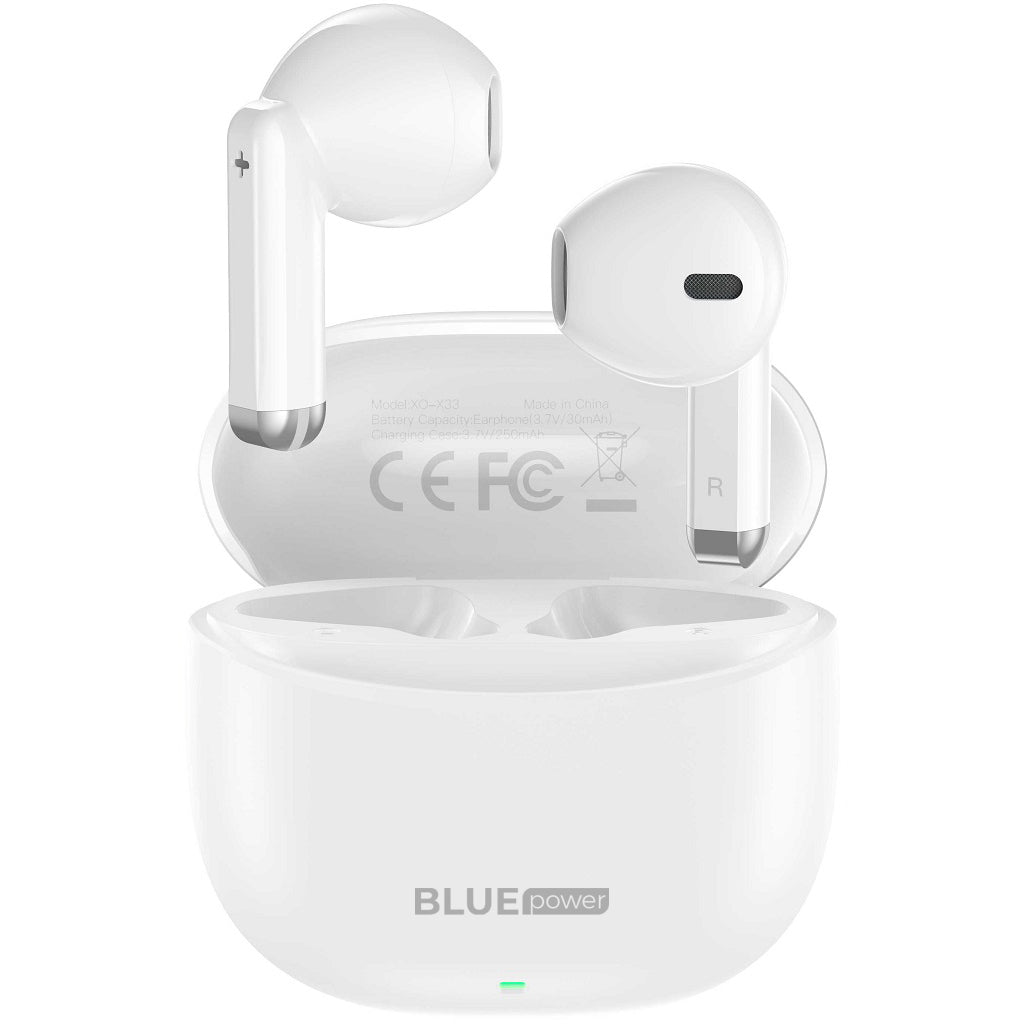 Handsfree Bluetooth Blue Power BPX33, TWS, White