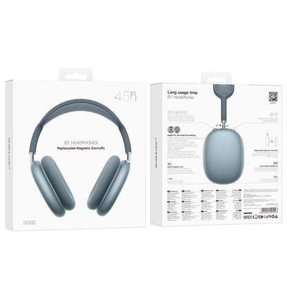 Handsfree Bluetooth Borofone BO35 Adorable, A2DP, Niebieski