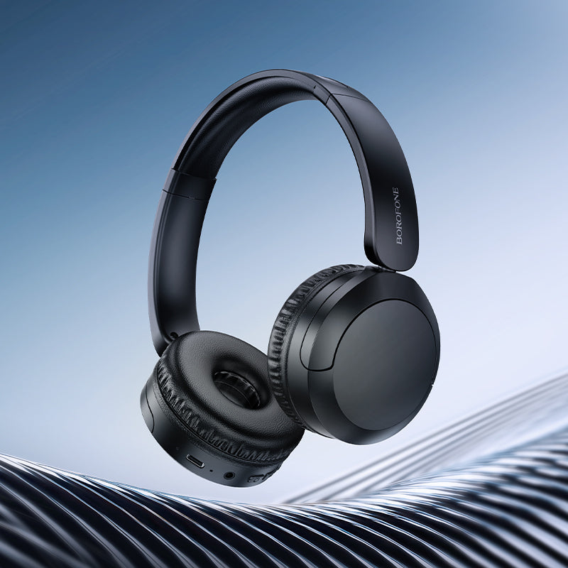 Zestaw słuchawkowy Bluetooth Borofone BO37 Marvellous, A2DP, Czarny