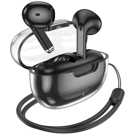 Handsfree Bluetooth Borofone BW46 Ice Flake, TWS, Czarny