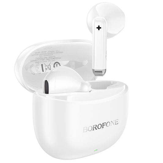 Handsfree Bluetooth Borofone BW88 Deep Rhyme, TWS, Biały