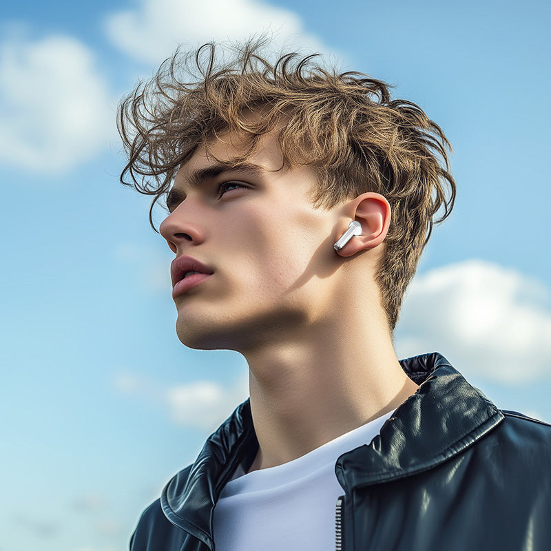 Handsfree Bluetooth Borofone BW88 Deep Rhyme, TWS, Biały