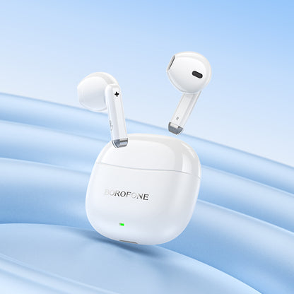 Handsfree Bluetooth Borofone BW88 Deep Rhyme, TWS, Biały