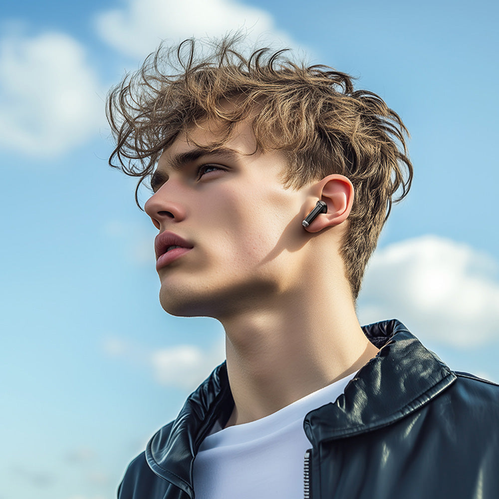 Zestaw słuchawkowy Bluetooth Borofone BW88 Deep Rhyme, TWS, Czarny