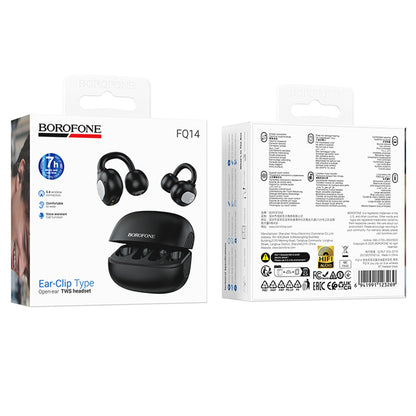 Słuchawki Bluetooth Borofone FQ14 Joy, TWS, Czarne