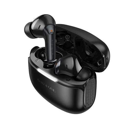 Słuchawki Bluetooth Borofone FQ9 Plus Peaceful, TWS, ANC, Czarne