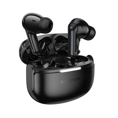 Słuchawki Bluetooth Borofone FQ9 Plus Peaceful, TWS, ANC, Czarne