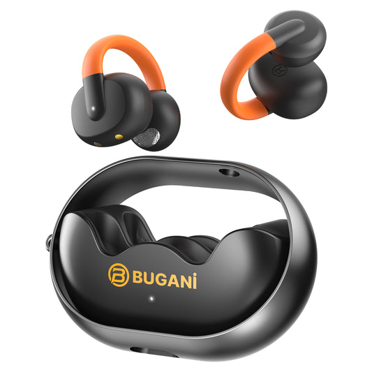 Zestaw słuchawkowy Bluetooth Bugani Clip B21, TWS, Czarny