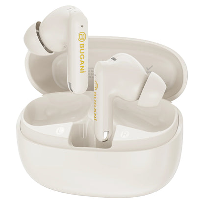 Zestaw słuchawkowy Bluetooth Bugani Freebuds B20, TWS, ANC, Jasny kremowy