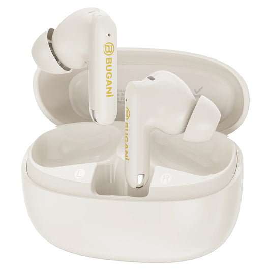 Zestaw słuchawkowy Bluetooth Bugani Freebuds B20, TWS, ANC, Jasny kremowy