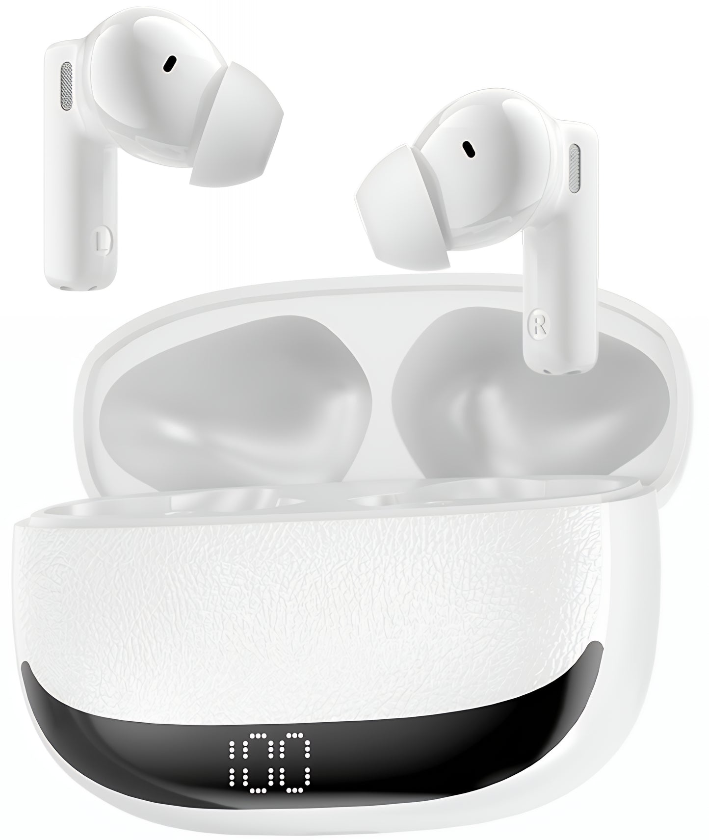 Handsfree Bluetooth BWOO BW40, TWS, ANC, Biały