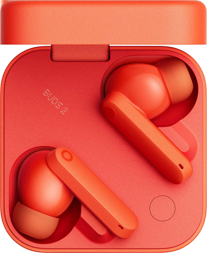 Bezprzewodowy zestaw słuchawkowy Bluetooth CMF by Nothing Buds 2, TWS, ANC, MultiPoint, Pomarańczowy