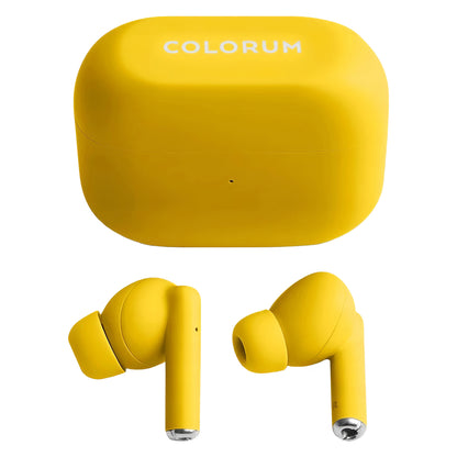 Zestaw głośnomówiący Bluetooth Colourum CTWS-05, TWS, żółty 