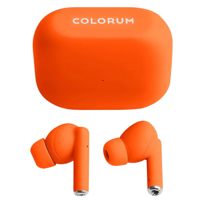 Zestaw głośnomówiący Bluetooth Colourum CTWS-10, TWS, pomarańczowy 