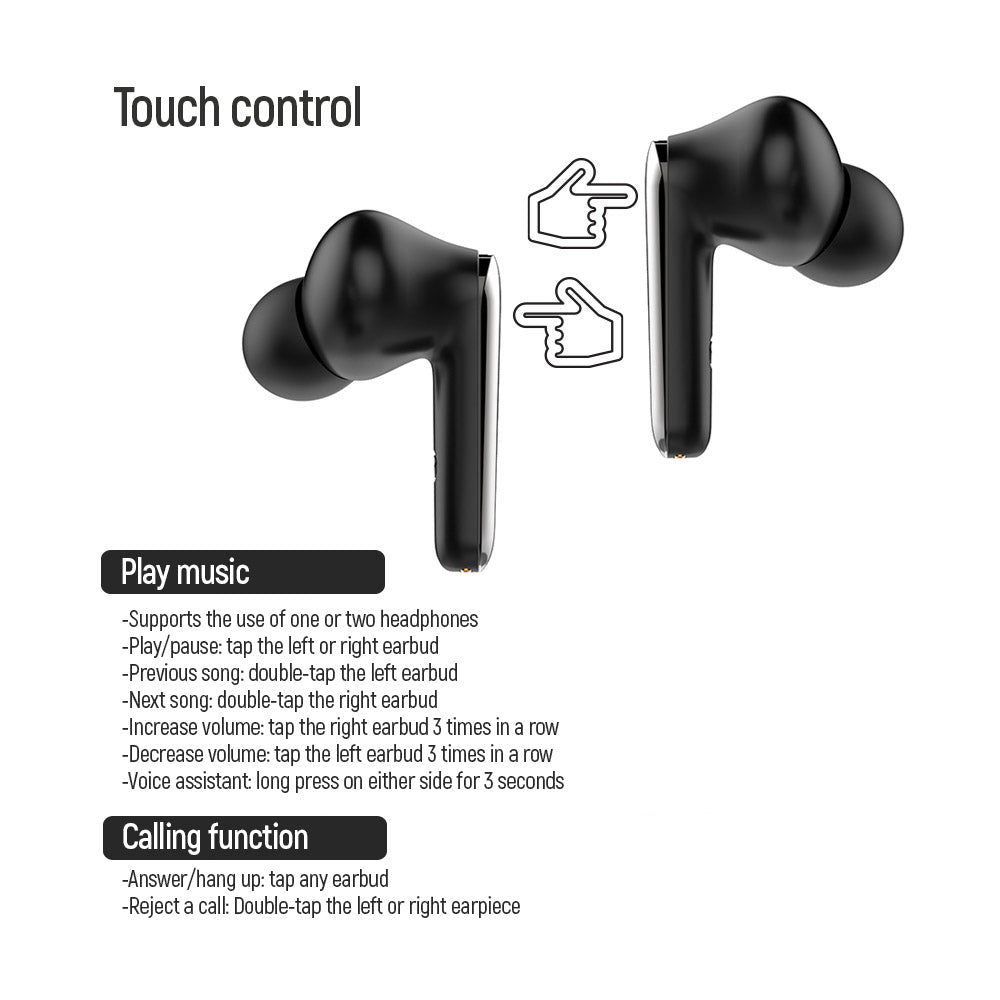Handsfree Bluetooth ColorWay TWS3, TWS, Czarny