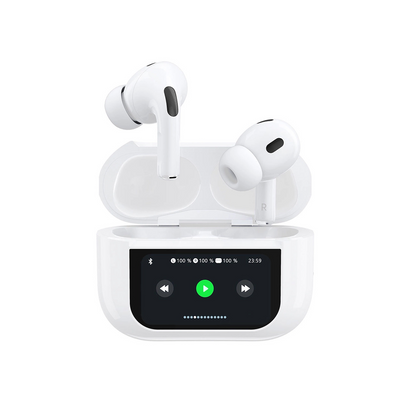 Handsfree Bluetooth Dudao U19 Display, TWS, White, Resealed