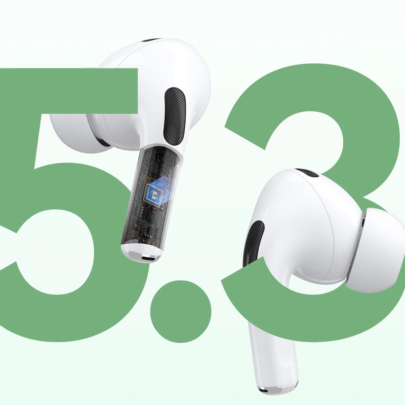 Handsfree Bluetooth Dudao U19 Display, TWS, White, Resealed