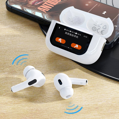Handsfree Bluetooth Dudao U19 Display, TWS, Biały